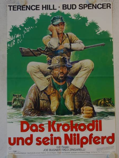Das Krokodil und sein Nilpferd originales deutsches Filmplakat